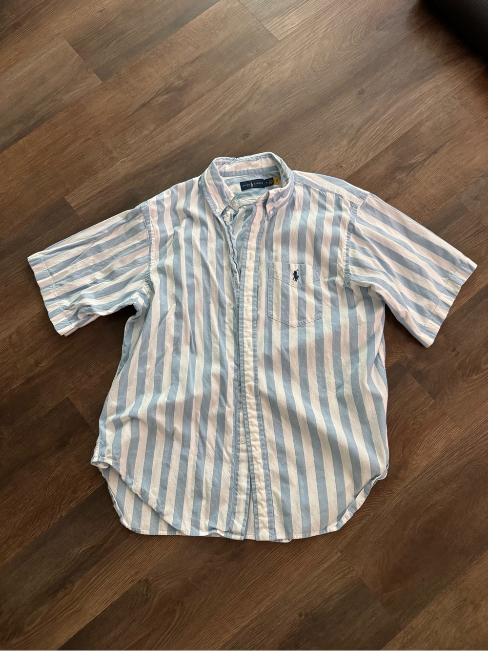 Polo Ralph Lauren Men’s Classic Fit Short Sleeve Striped Shirt - size M